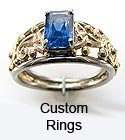 Custom Designed Celtic Rings