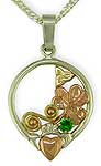 Custom Celtic Pendant w/ emerald