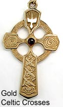 Gold Celtic Cross