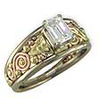 Custom Celtic Diamond Ring